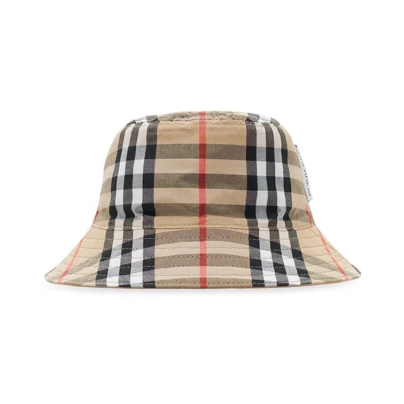 Burberry Little Kid's Reversible Canvas Bucket Hat - Picture 1 of 10